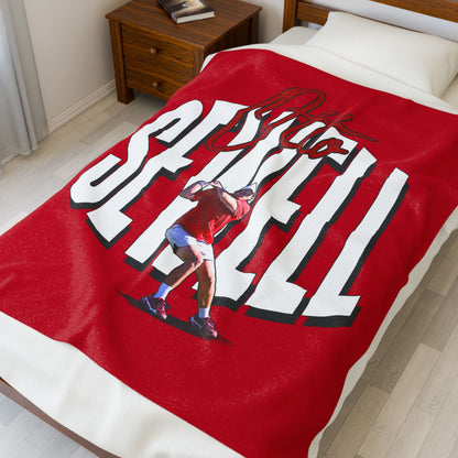 Otto Sewell Velveteen Plush Blanket