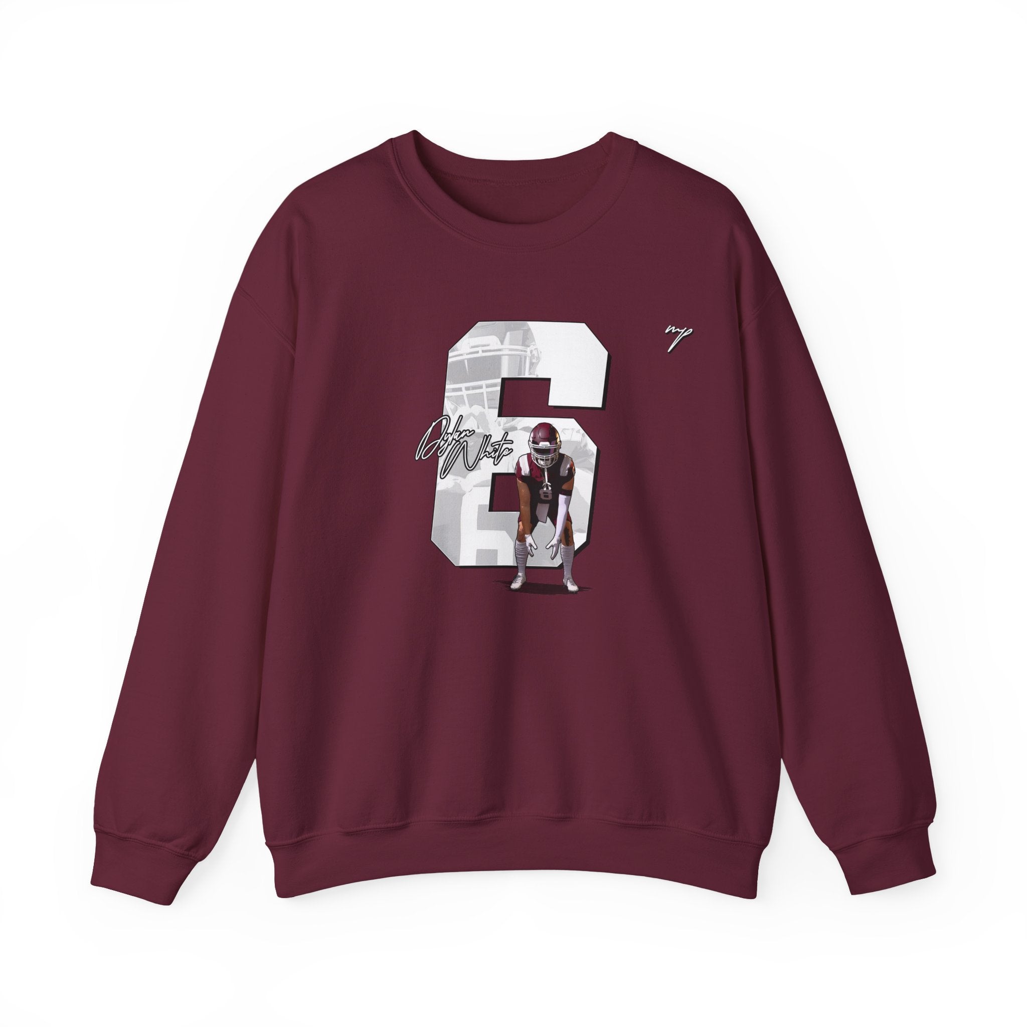 Dylan White Crewneck