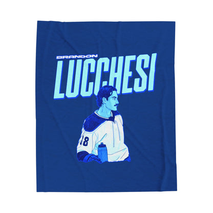 Brandon Lucchesi Velveteen Plush Blanket