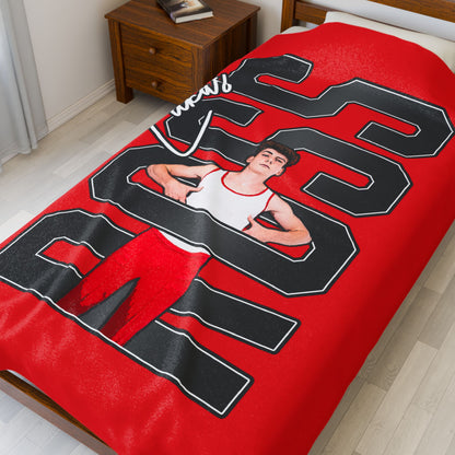 Lukas Ross Velveteen Plush Blanket