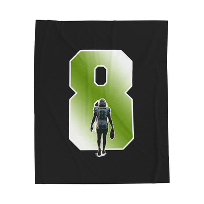 Clarence OQuinn Velveteen Plush Blanket