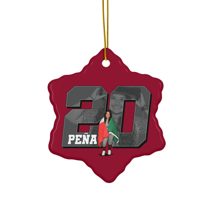 Miranda Pena Ceramic Ornament