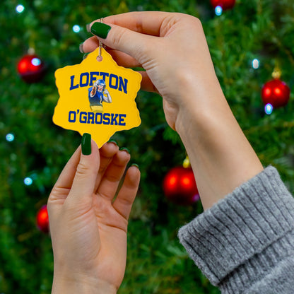 Lofton Ogroske Ceramic Ornament