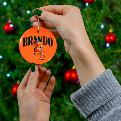 Brandon Newton Ceramic Ornament