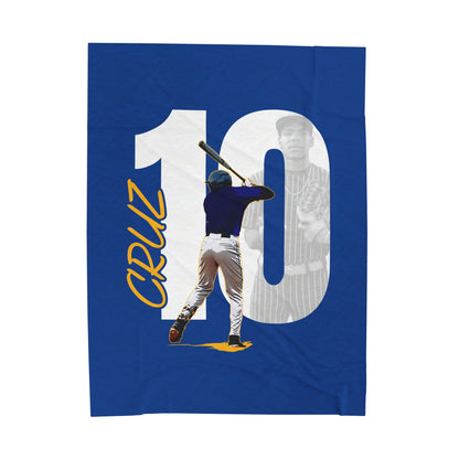 Kevin Cruz Velveteen Plush Blanket
