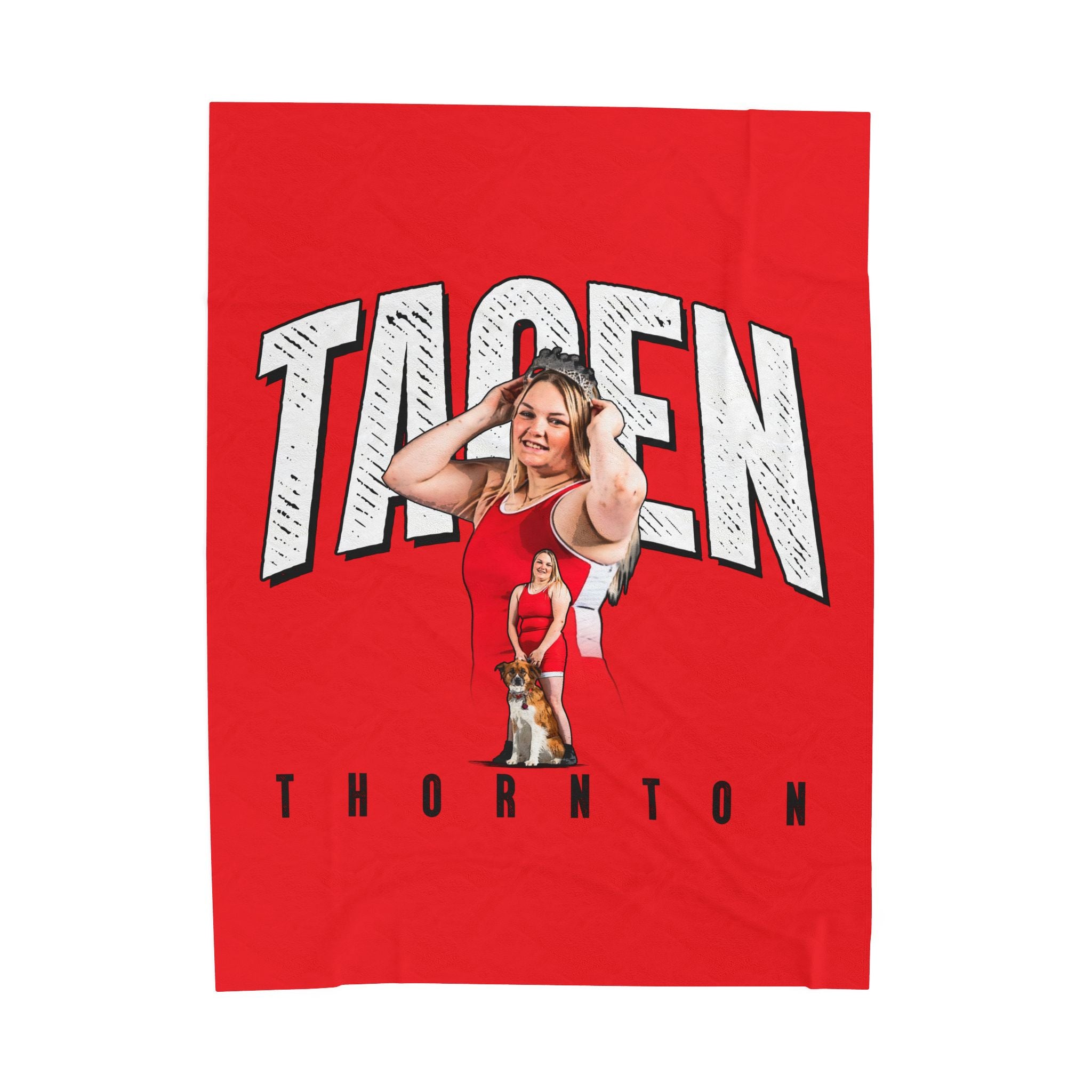 Tagen Thornton Velveteen Plush Blanket