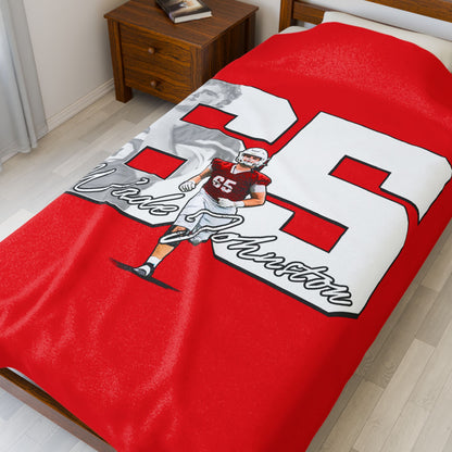 Wade Johnston Velveteen Plush Blanket