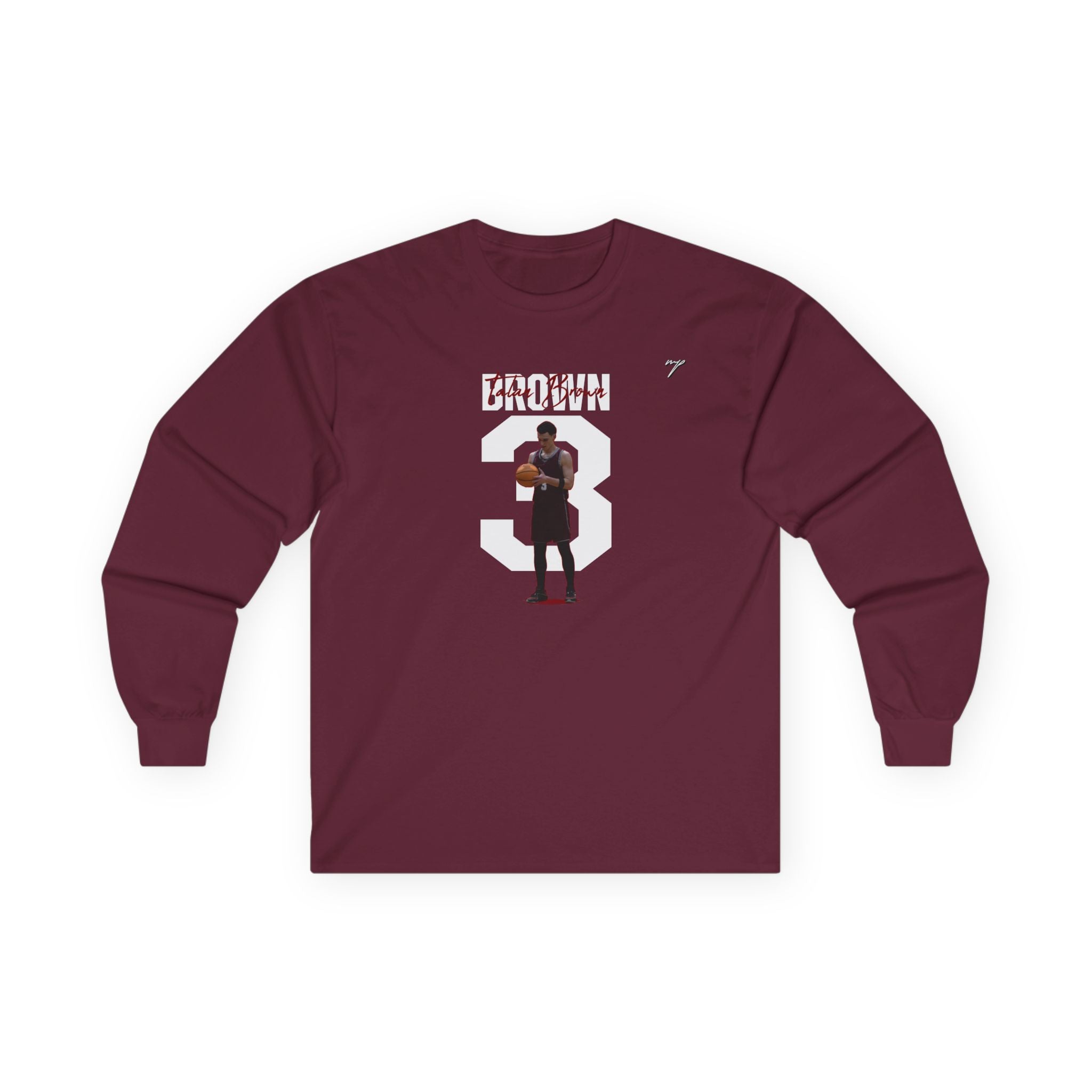 Talan Brown Long Sleeve Tee