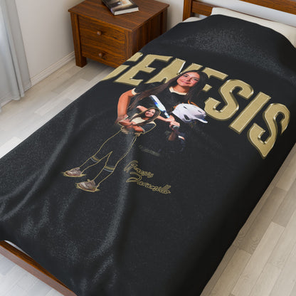 Genesis Jaramillo Velveteen Plush Blanket