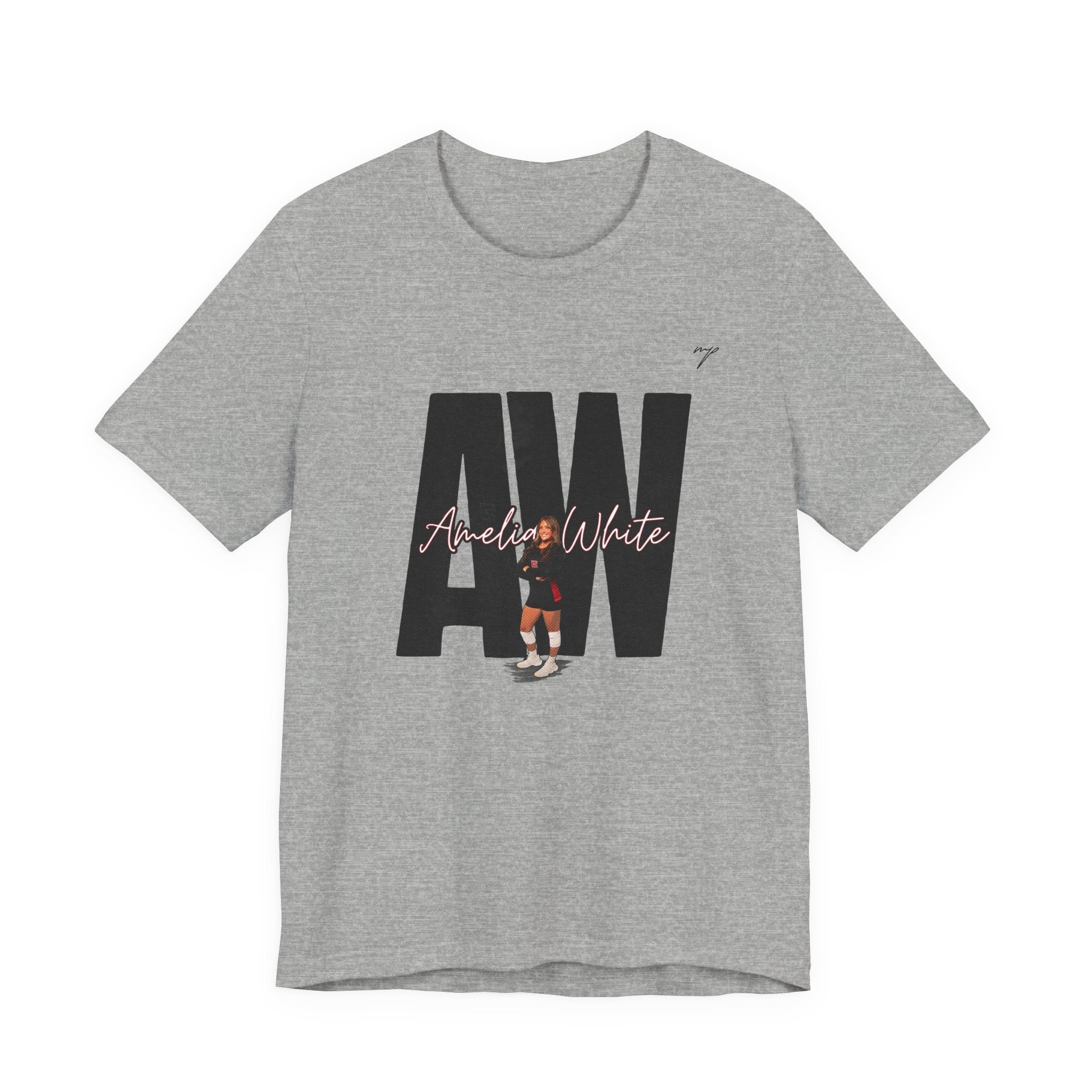 Amelia White Graphic Tee