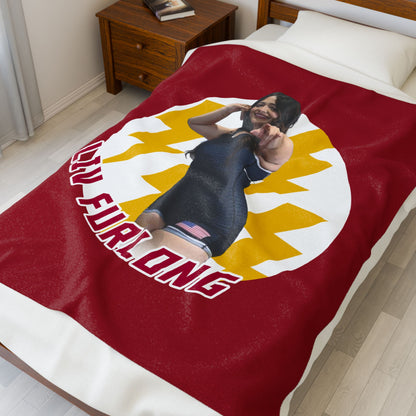 Olivia Furlong Velveteen Plush Blanket