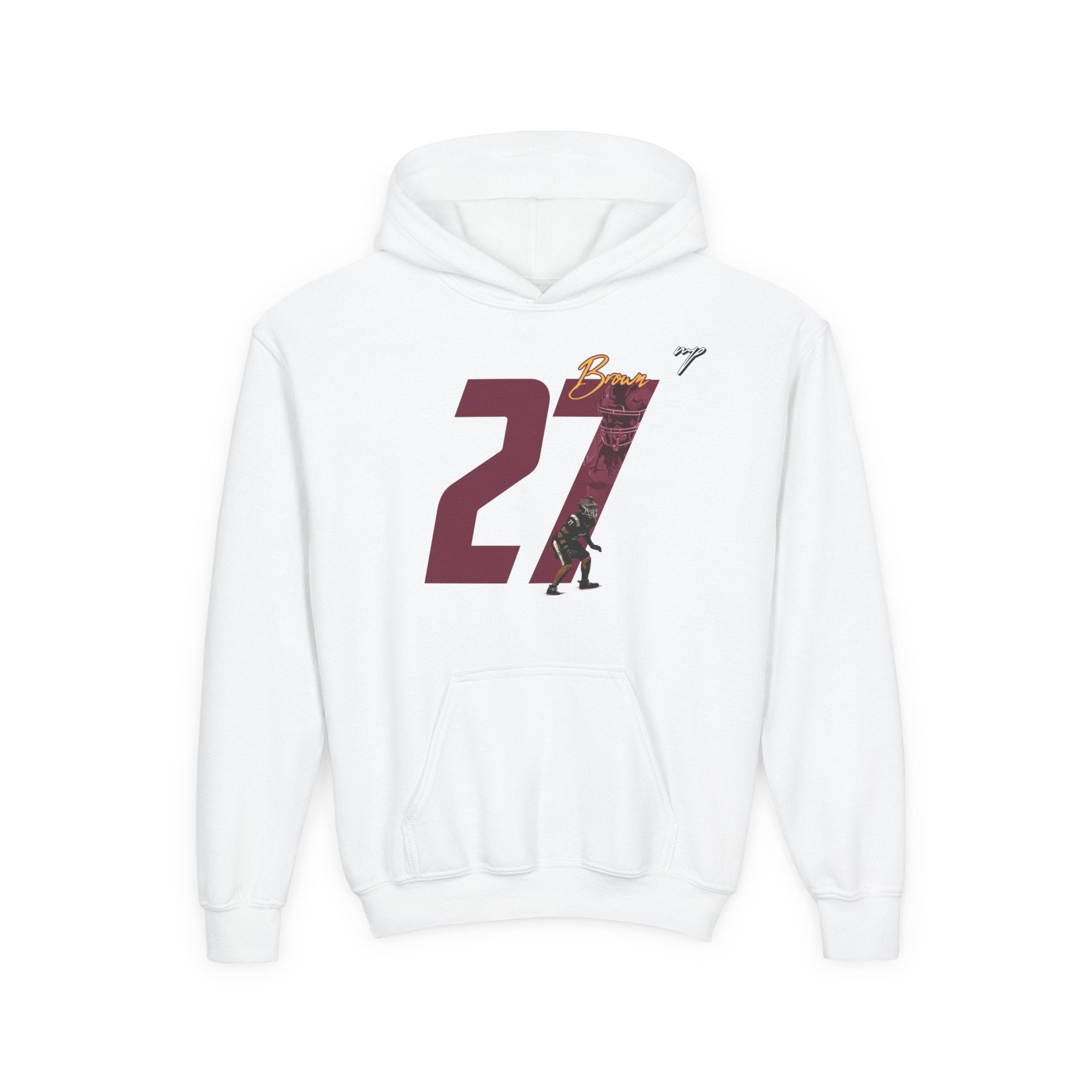 Reiheem Brown Youth Hoodie