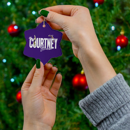 Courtney Blackson Ceramic Ornament