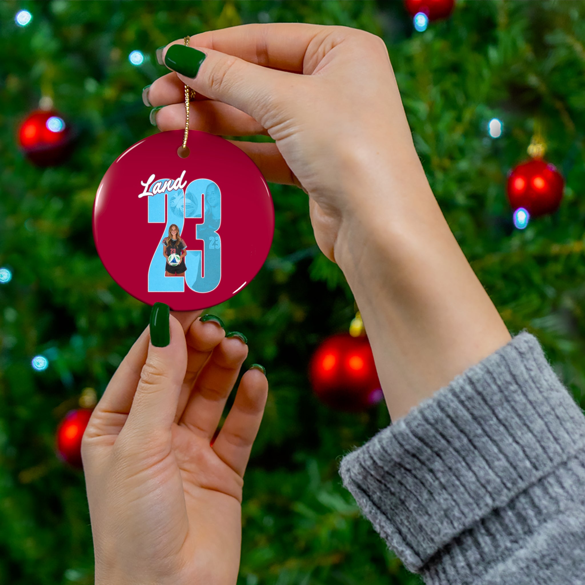 Maci Land Ceramic Ornament