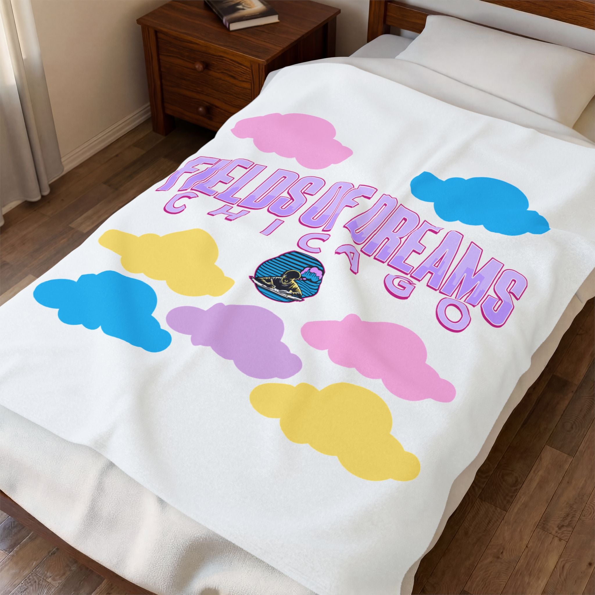 Fields of Dreams NEW Velveteen Plush Blanket