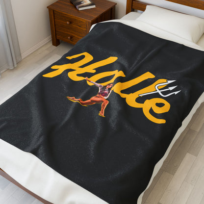 Halle Gregoire Velveteen Plush Blanket