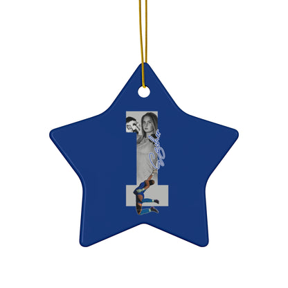 Pepper Escher Ceramic Ornament