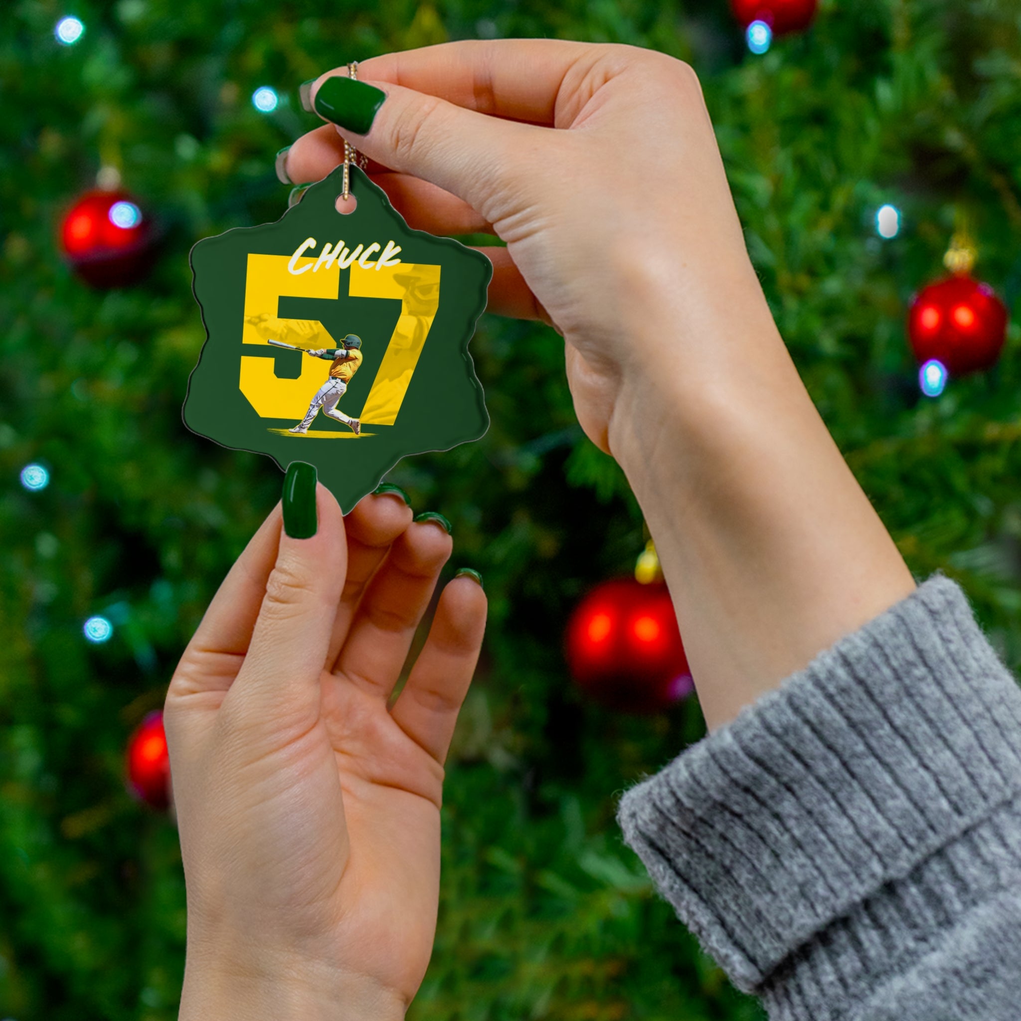 Chuck Fontana Ceramic Ornament