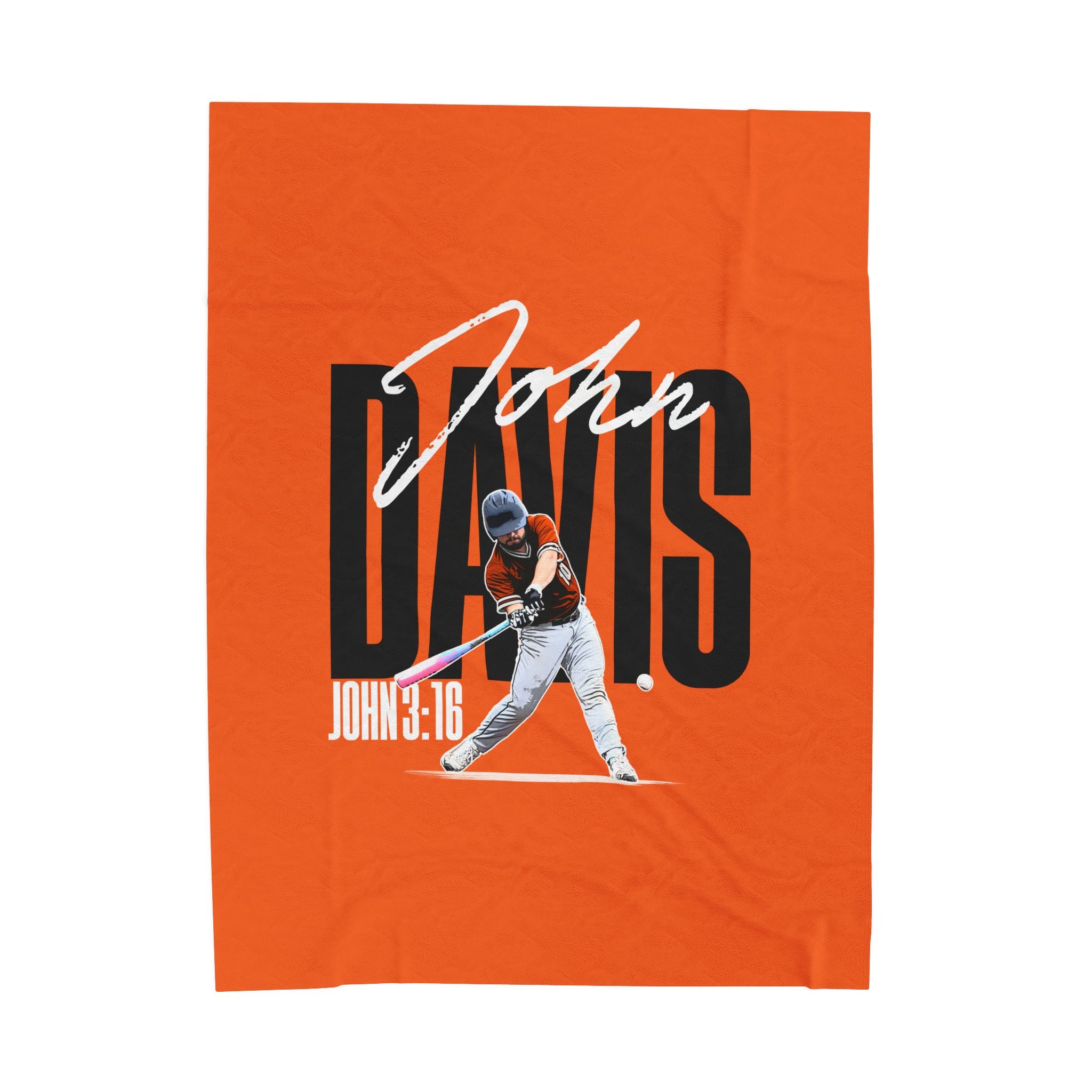 John Davis Velveteen Plush Blanket