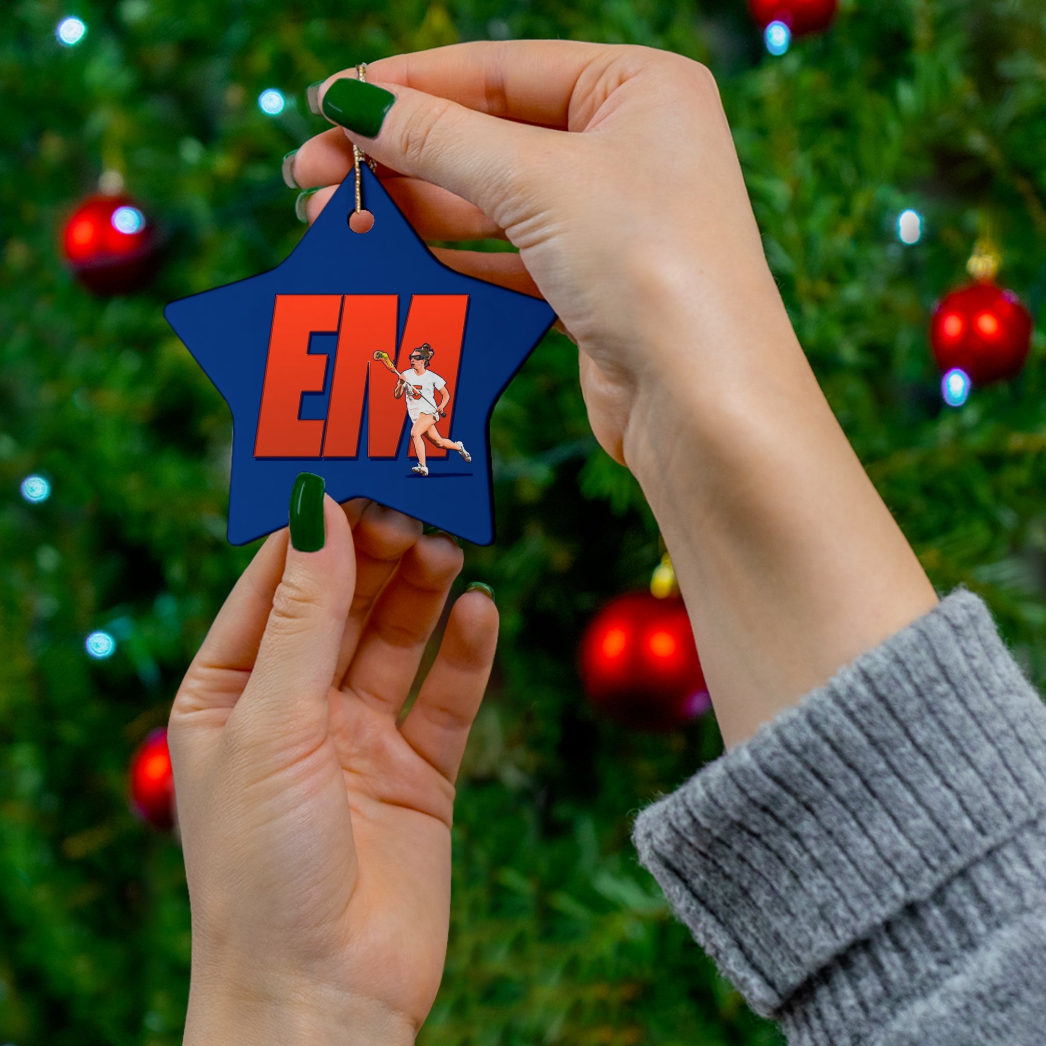 Emma Muchnick Ceramic Ornament