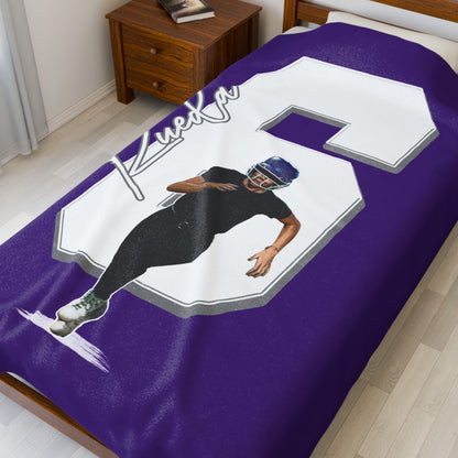 Izzy Rueda Velveteen Plush Blanket