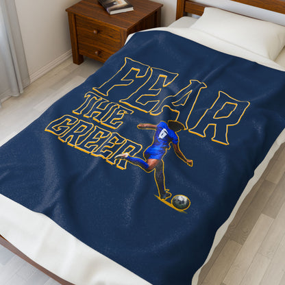 Devin Greer Velveteen Plush Blanket