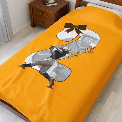 Caitlin Tighe Velveteen Plush Blanket