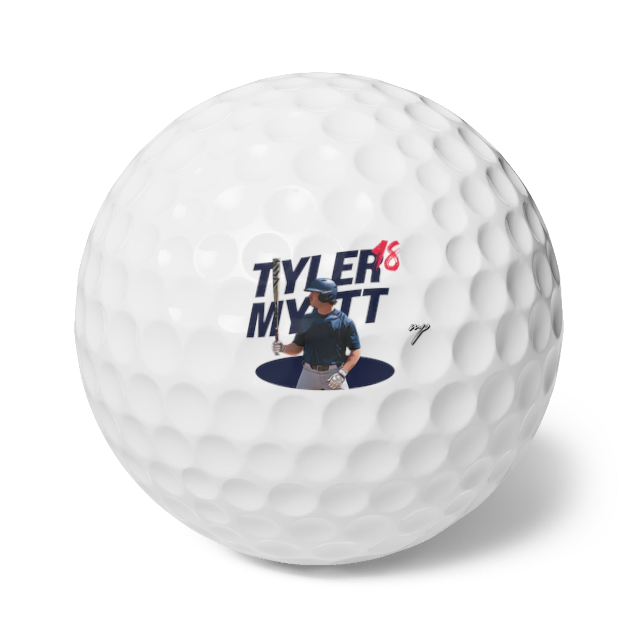 Tyler Myatt Golf Balls, 6pc