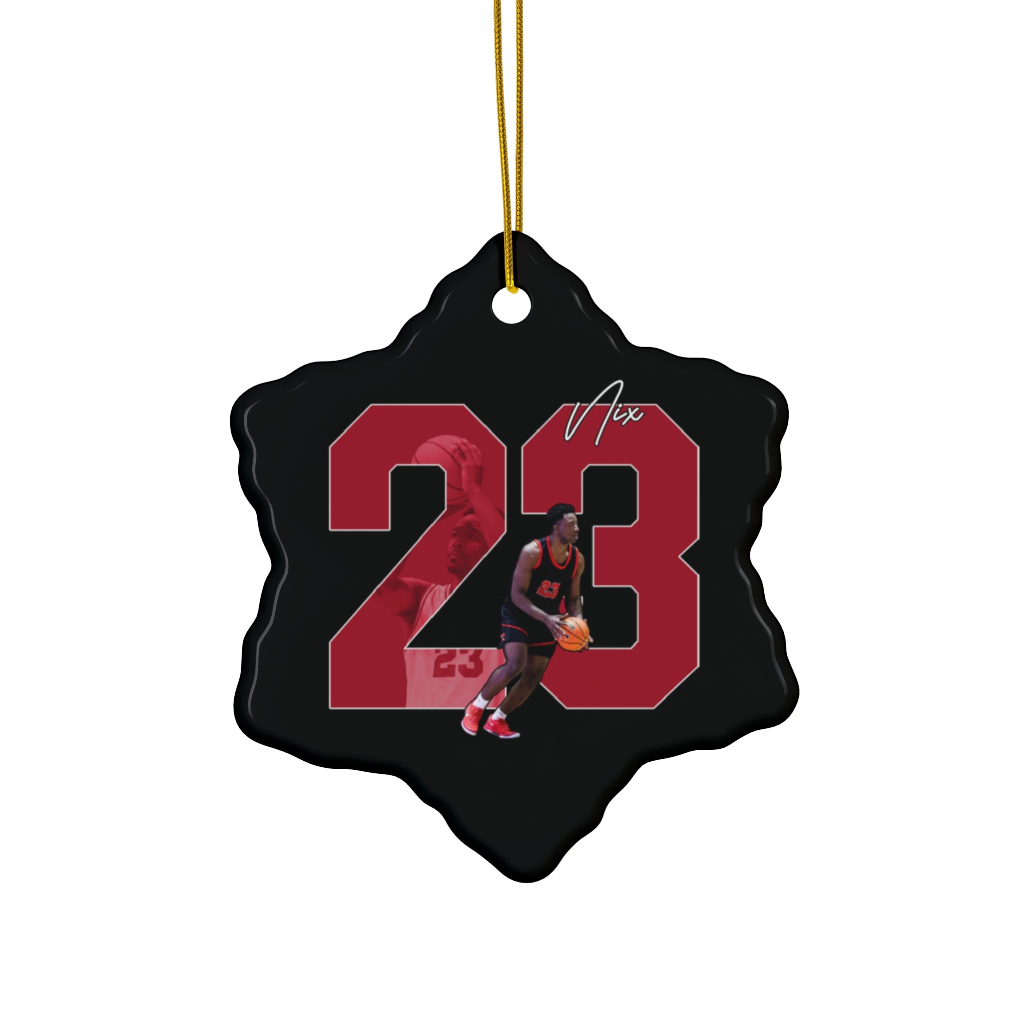 DJ Nix Ceramic Ornament
