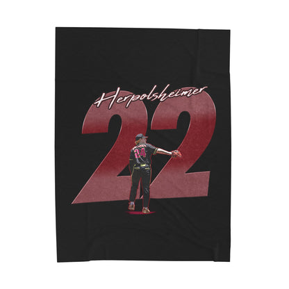 Bryce Herpolsheimer Velveteen Plush Blanket