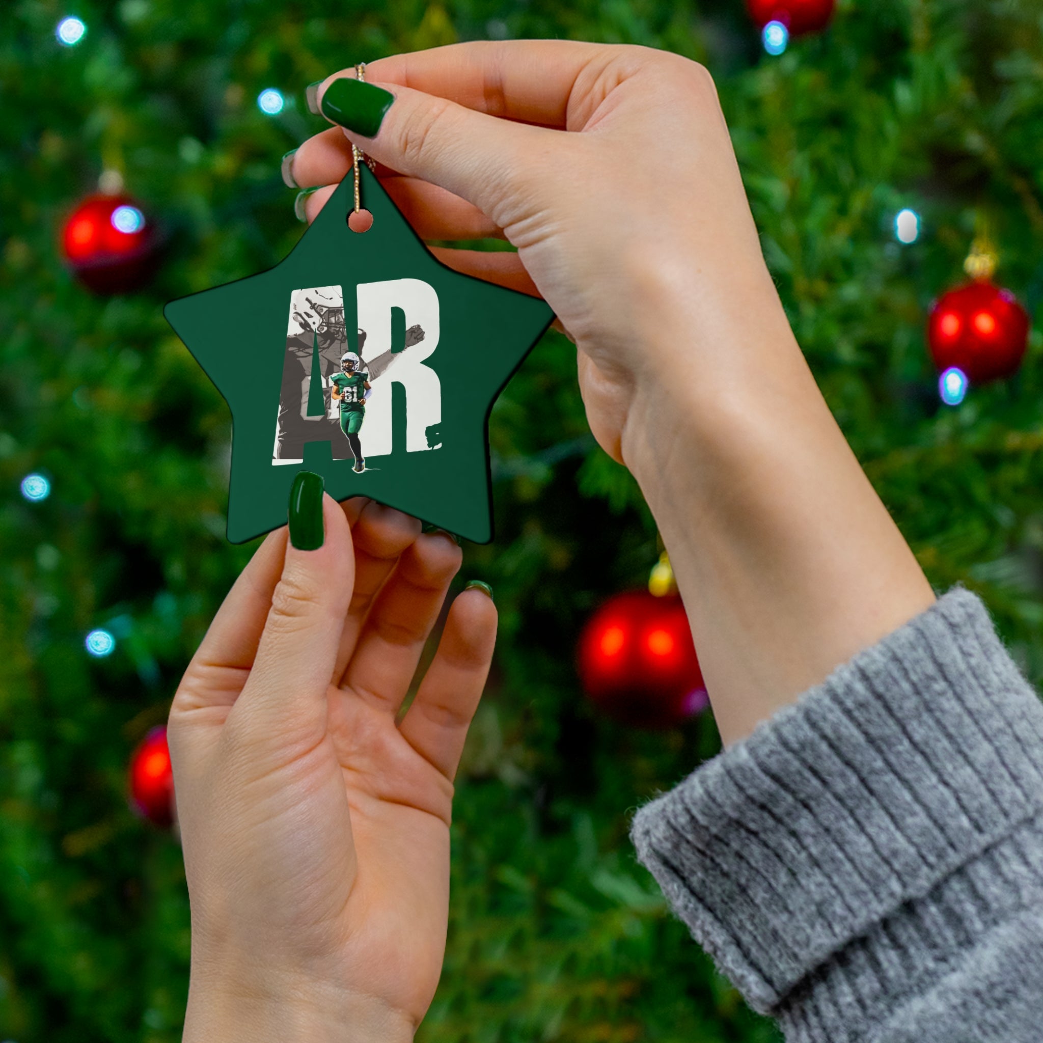 Abraham Rodriguez Ceramic Ornament