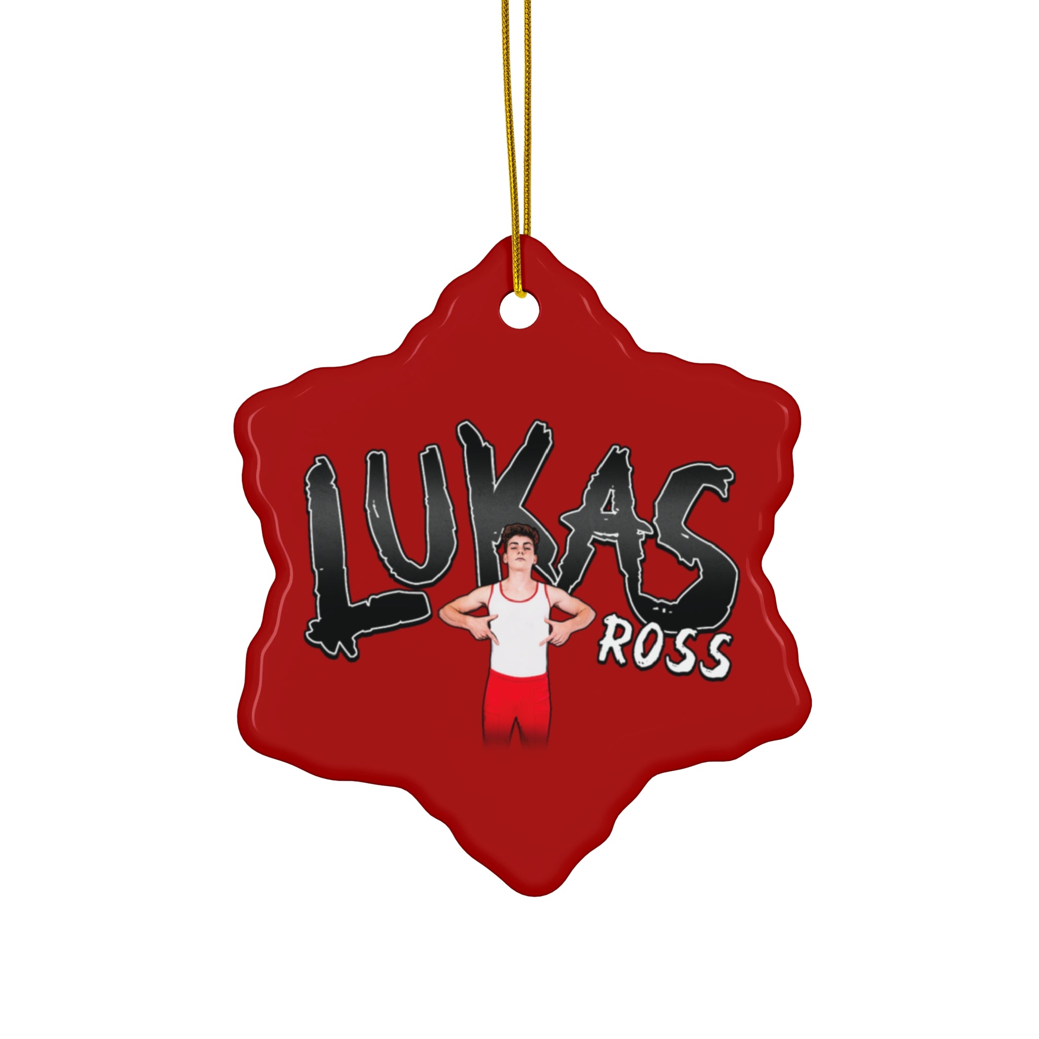 Lukas Ross Ceramic Ornament