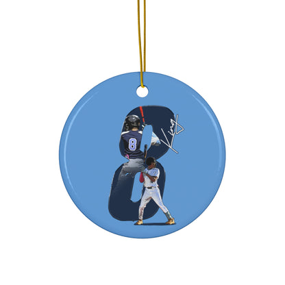 Jordan King Ceramic Ornament