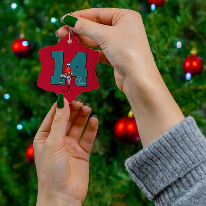 Mya Pacheco Ceramic Ornament