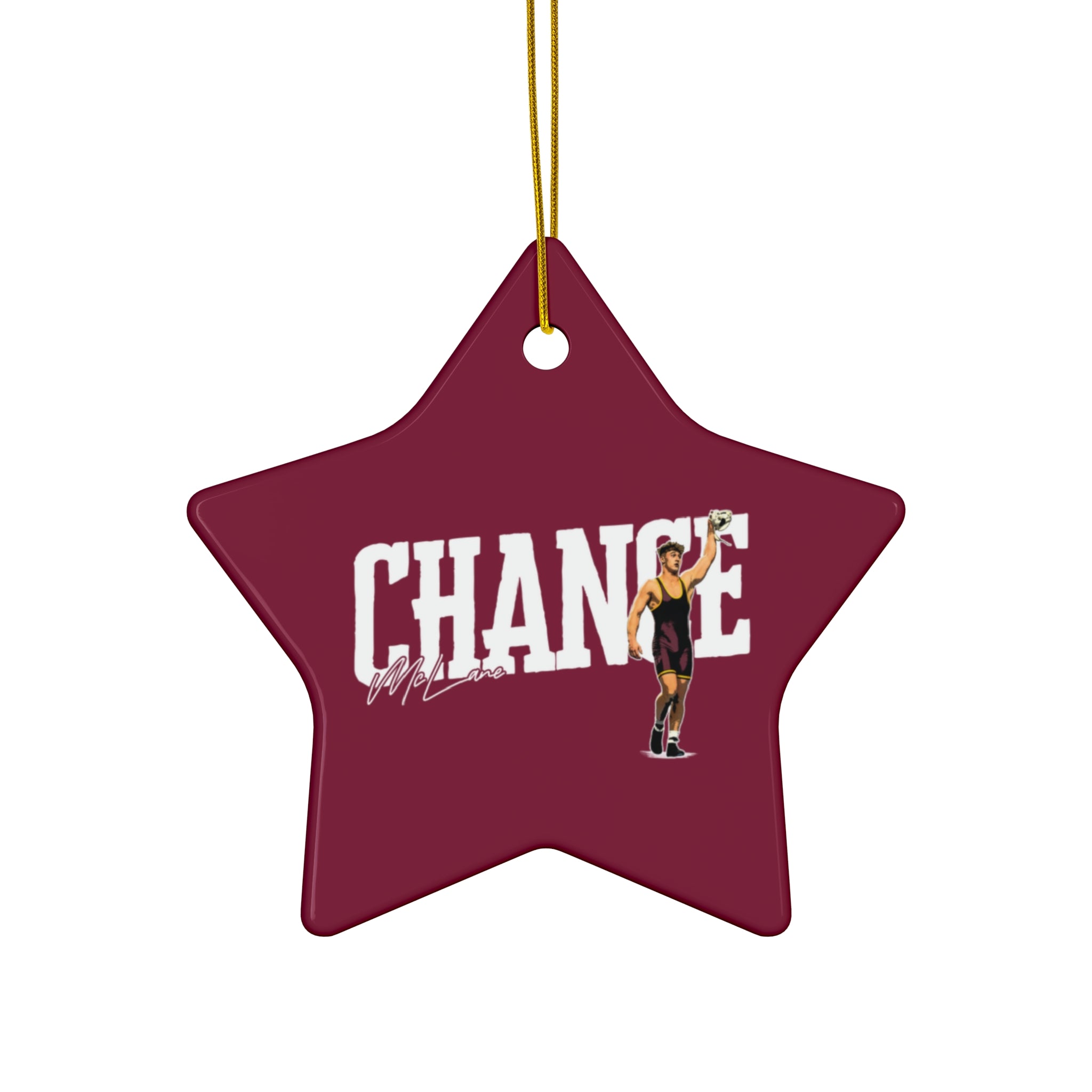 Chance McLane Ceramic Ornament