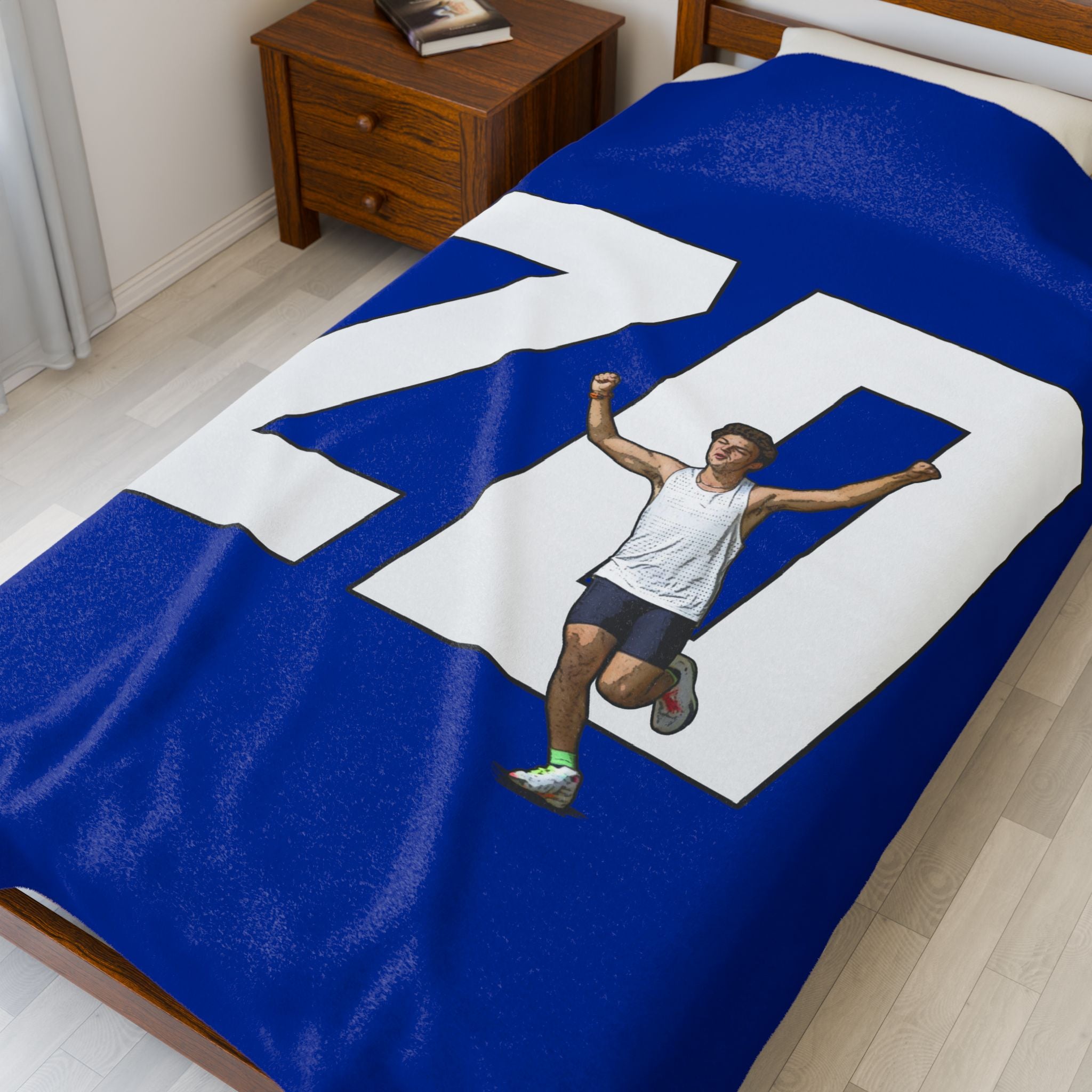 Lorenzo Lopes Velveteen Plush Blanket