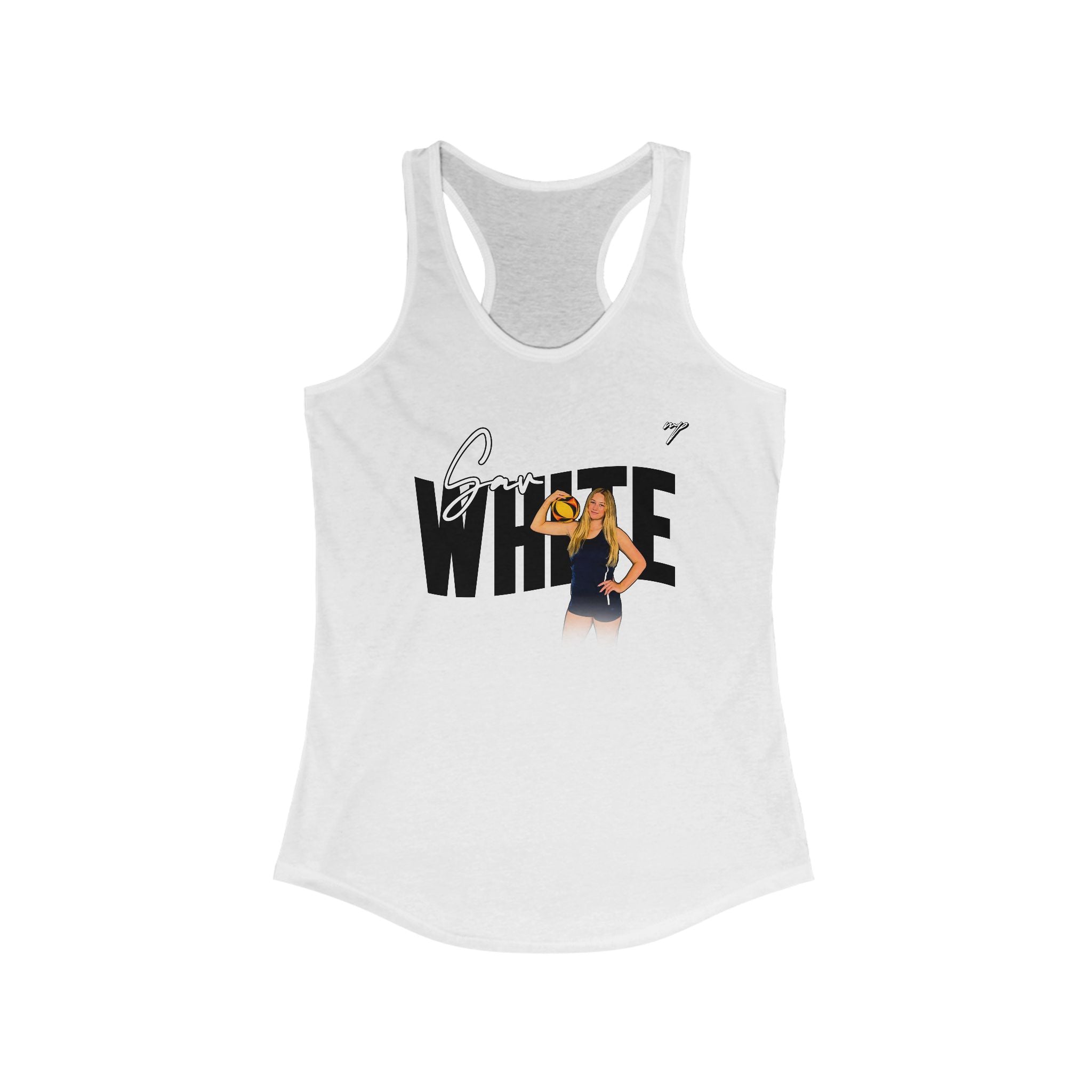 Savannah White Women's Racerback Tank