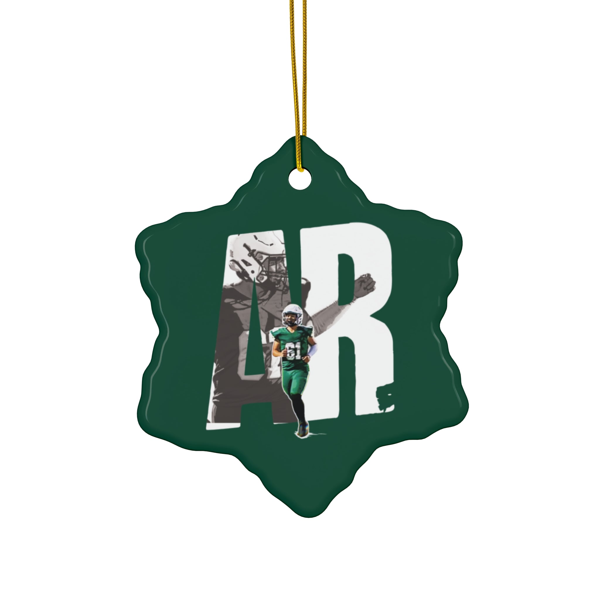 Abraham Rodriguez Ceramic Ornament