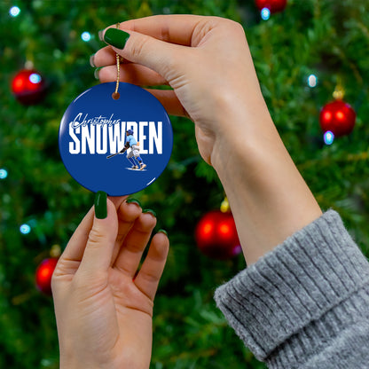 Christopher Snowden Ceramic Ornament
