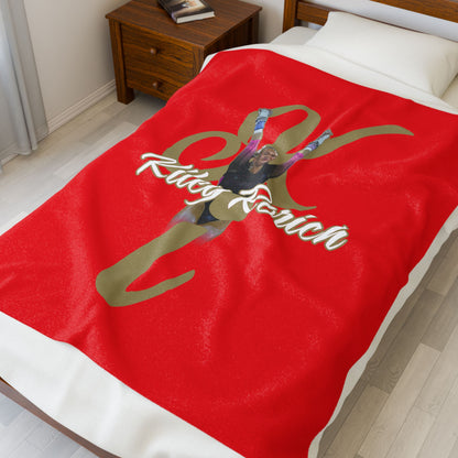 Kiley Rorich Velveteen Plush Blanket