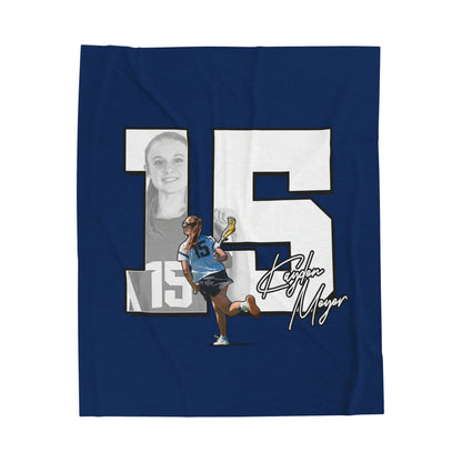 Kayden Meyer Velveteen Plush Blanket