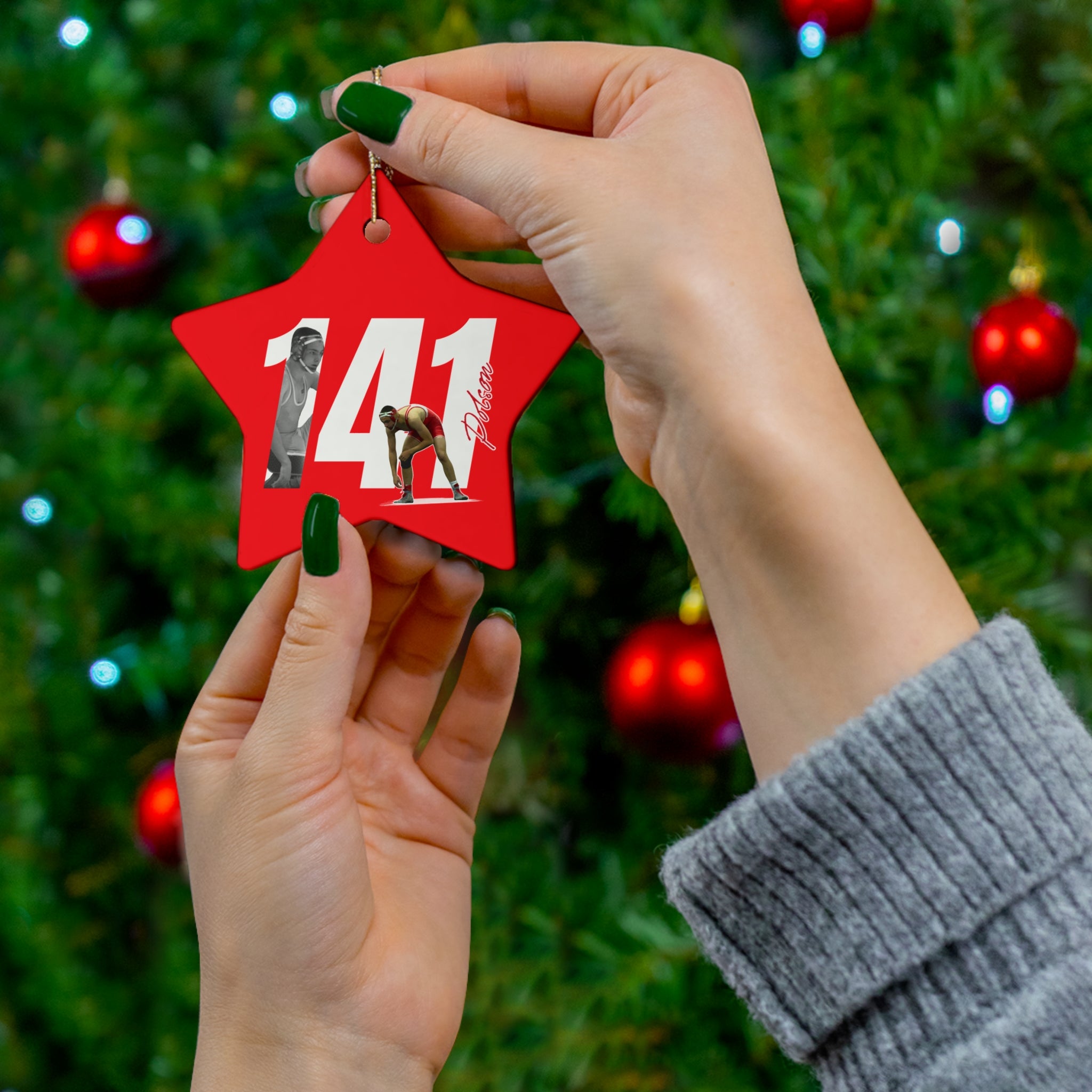 Caden Polson Ceramic Ornament