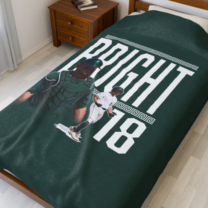 Noah Bright Velveteen Plush Blanket