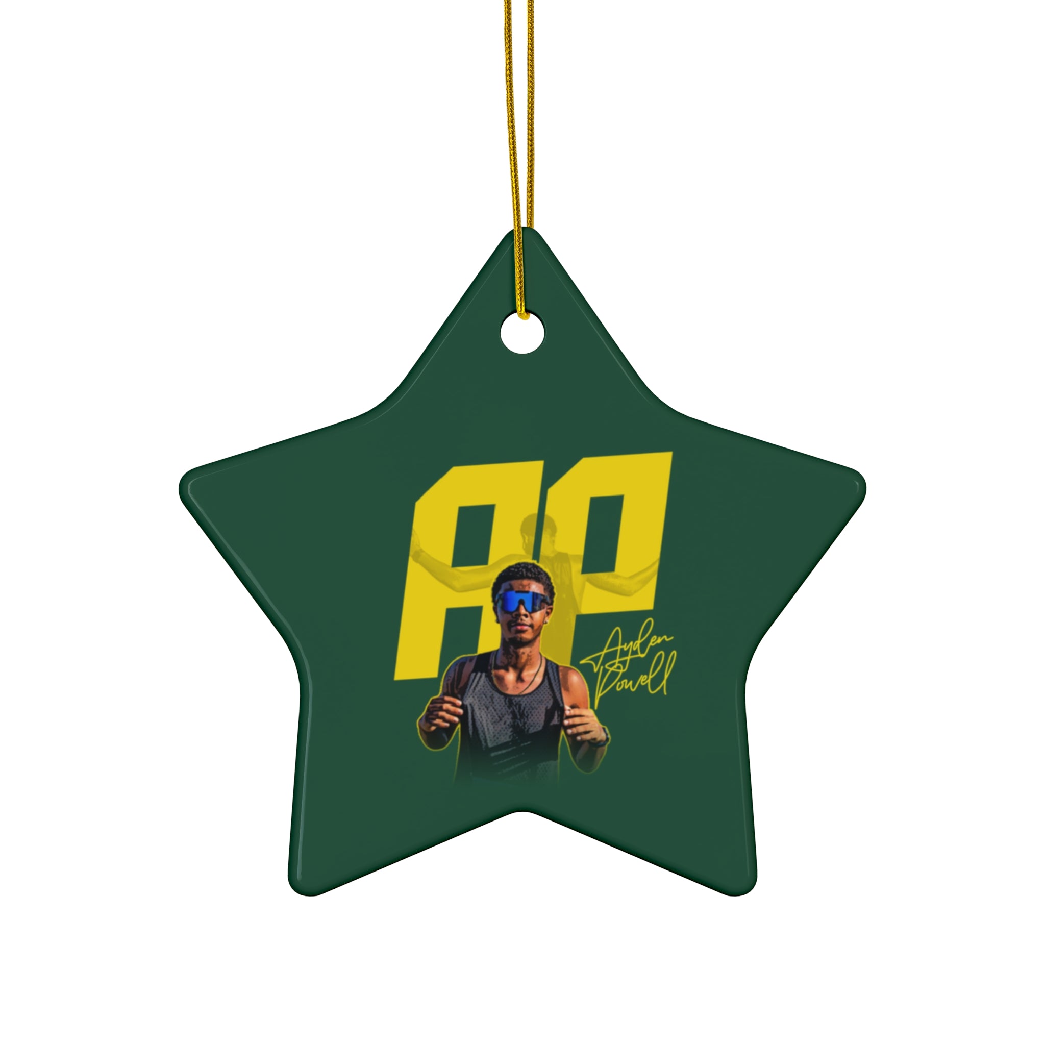 Ayden Powell Ceramic Ornament