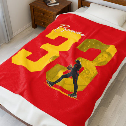 Taylor Borovac Velveteen Plush Blanket