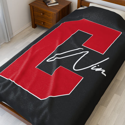 Corwin Allard Velveteen Plush Blanket