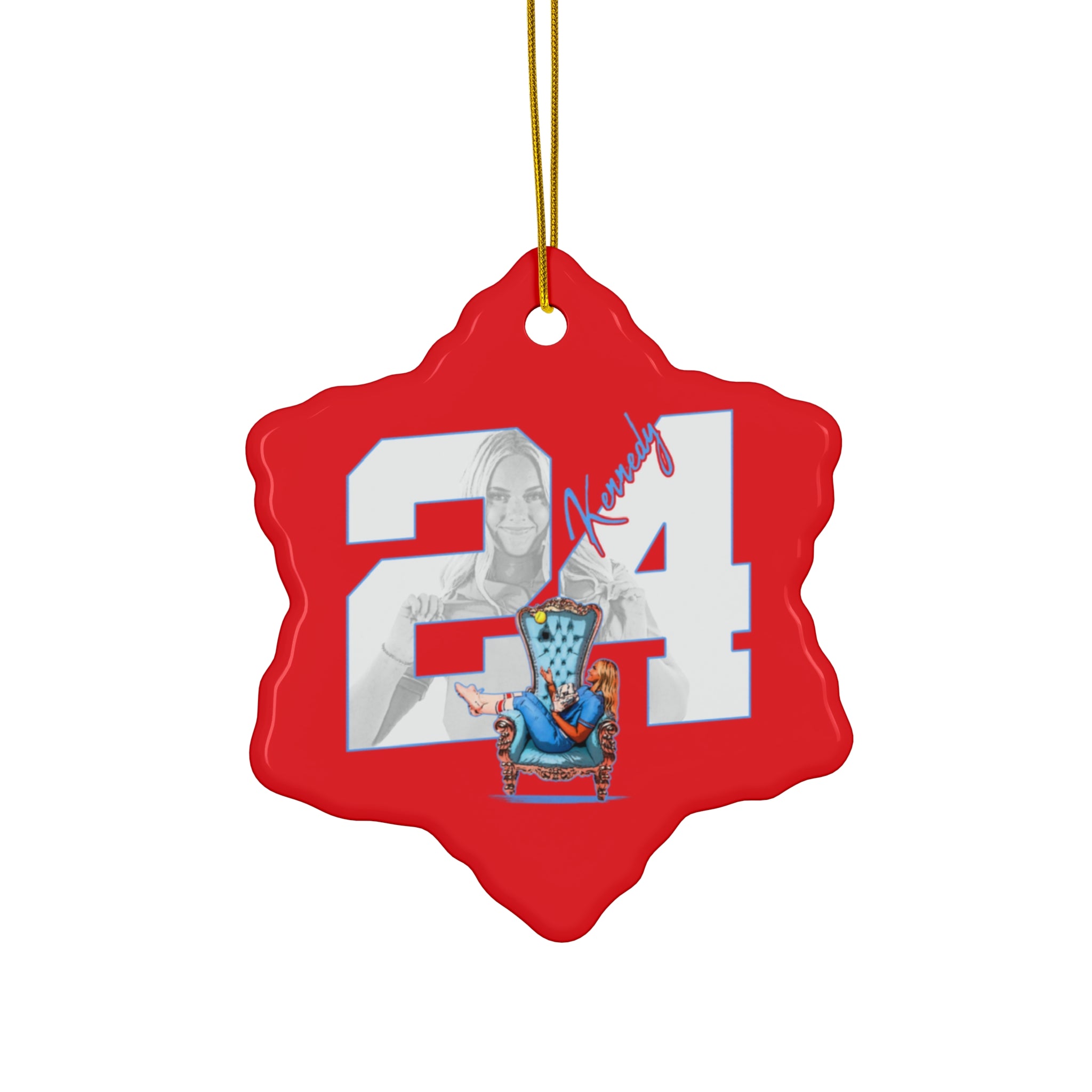 Payton Kennedy Ceramic Ornament