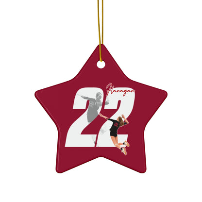 Audrey Flanagan Ceramic Ornament