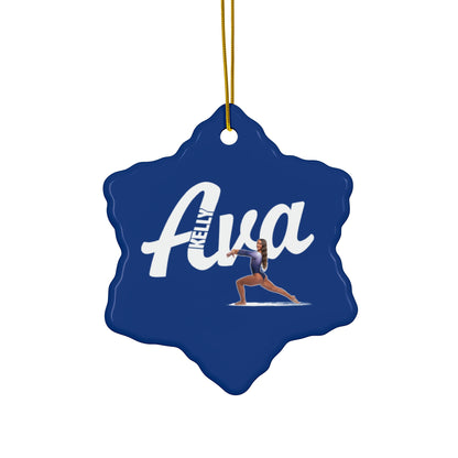 Ava Kelly Ceramic Ornament