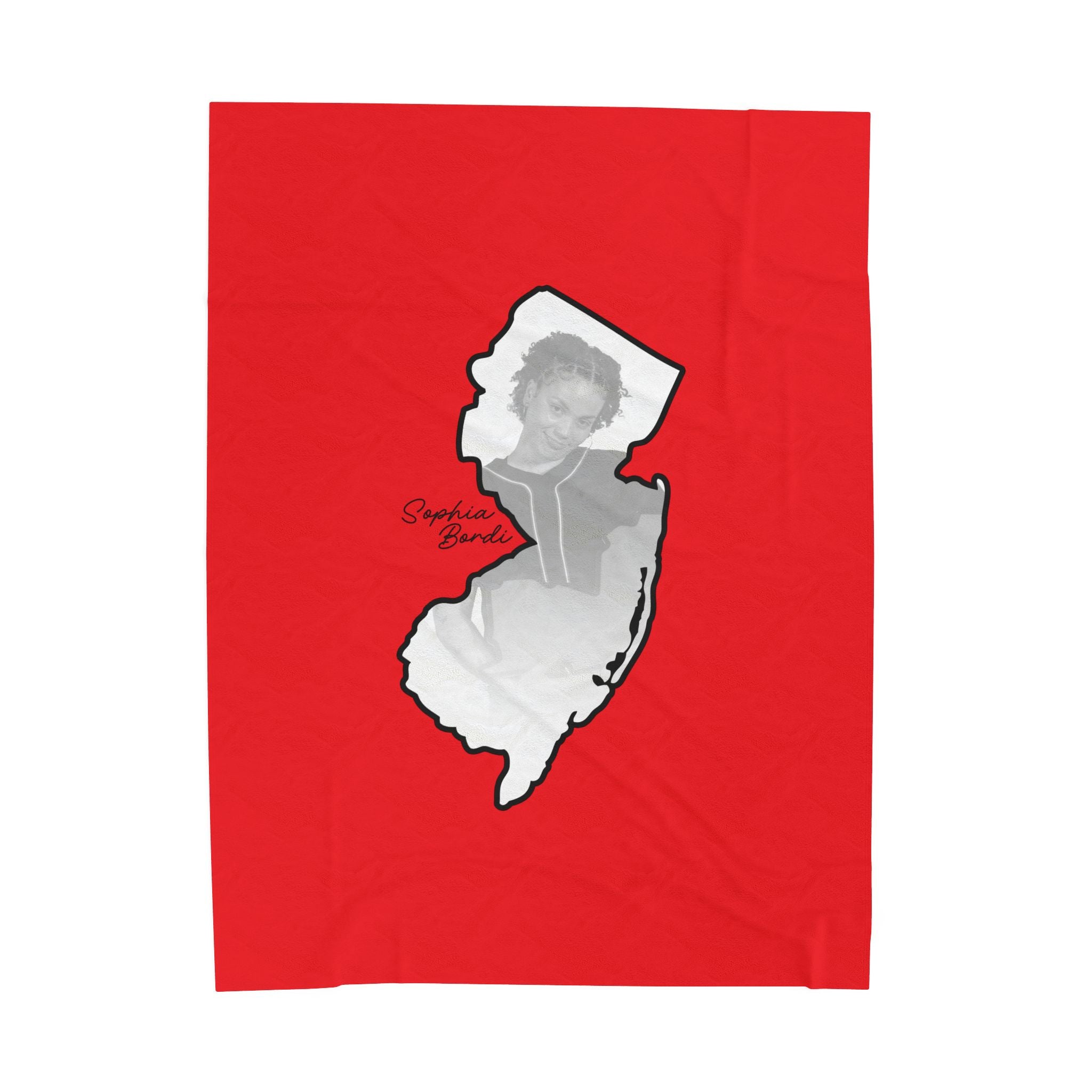 Sophia Bordi Velveteen Plush Blanket